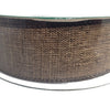 Kirkland Signature Wire Edged 1.5-inch Brown Burlap Ribbon 50 yards 1.5 inches