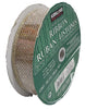 Kirkland Signature Wire Edged Gold Diamond Glitter Ribbon 50 yards 1.5 inch