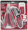 Sheffield 3-Piece Precision Tool Set with Bottle Opener and Bonus Belt Pouch