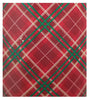 Double Sided Christmas Wrap Foil Gold Greetings/Paper Red Plaid 269 Sq Ft