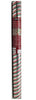 Double Sided Christmas Wrap Foil Multi-color Stripes/Paper Characters 269 Sq Ft