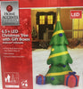 Home Accents Holiday 6.5ft LED Inflatable Airblown LED Christmas Tree with Gift Boxes