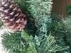 24" Battery Operated Mixed Greenery Wreath Decorated with Pine Cones & Lights