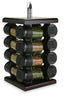 Olde Thompson 16 Jar Filled Square Carousel Spice Rack
