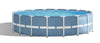 Intex 18ft X 48in Prism Frame Pool Set with Filter Pump, Ladder, Ground Cloth & Pool Cover