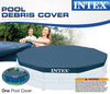 Intex 15-Foot Round (10-inch overhang) Pool Cover, Blue