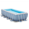 Intex 16ft X 8ft X 42in Rectangular Prism Frame Pool Set with Filter Pump, Ladder, Ground Cloth & Pool Cover