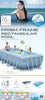 Intex 16' x 8' x 42" Prism Frame Above Ground Pool Set w/ Filter Pump Cartridges
