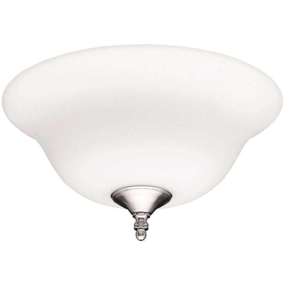 Hunter Ceiling Fan Light Kit 12.75" Bowl, Frosted Opal Glass