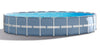 Intex 24ft X 52in Prism Frame Pool Set with Filter Pump, Ladder, Ground Cloth & Pool Cover