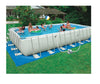 Intex 24' x 12' x 52" Ultra Frame Rectangular Above Ground Swimming Pool Set