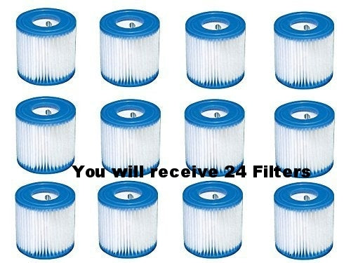 Intex 29007E Filter H Pool Cartridge Filter New 2015-Pools 24 Pack