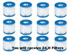 Intex 29007E Filter H Pool Cartridge Filter New 2015-Pools 24 Pack