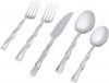 Yamazaki Cable 5-Piece Place Setting Denali Silverware 18/8 Stainless Steel