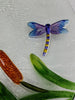Evergreen Enterprises Glass Dragonfly Bird Bath 18"