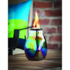 Fireside Glass Irridescent Metallic Fireside