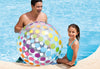 Intex Jumbo Inflatable Colorful Polka Dot Giant Beach Ball 4-Pack
