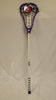 STX Lacrosse Women's Complete Stick, White Vortex Stick with Purple NTrance Head