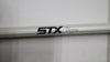 STX Lacrosse Women's Complete Stick, White Vortex Stick with Purple NTrance Head