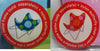 Replacement 2-Pack Cover for Butterfly Chairs, Retro Red & Blue Nylon