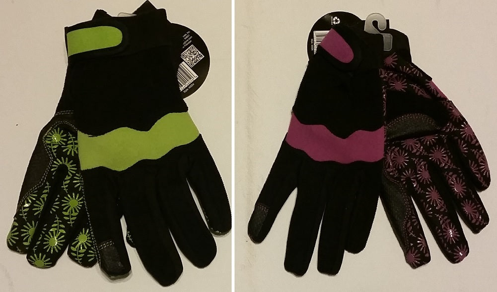 Midwest Gloves & Gear MAX Performance 2-Pack Large Gloves, Green & Purple