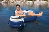 Two Intex River Run Connect Lounge Inflatable Floating Water Tubes and Cooler