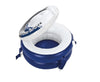 Two Intex River Run Connect Lounge Inflatable Floating Water Tubes and Cooler