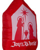 Holiday Time 3.5FT Light Up Inflatable Joy To The World Sign