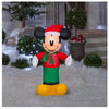 Disney 3.5 FT Mickey Mouse Wearing Sweater/Santa Hat/Scarf Airblown Inflatable