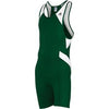 Russell Athletic Men's Wrestling Sprinter Singlet Suit Small Dark Green/White