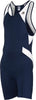 Russell Athletic Men's Wrestling Sprinter Singlet Suit Medium Navy Blue/White