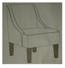Skyline Cooper Hudson Swoop Arm Chair, Navy Floral