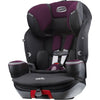Evenflo SafeMax 3-in-1 Harness Booster Car Seat, Purple Berry