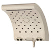 Oxygenics Evolution Rain Shower Head with 5 Settings in Brushed Nickle