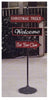 Holiday Time 36-inch Metal Sign Pole - Christmas Tree