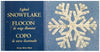 36-inch Sparkling Lighted Snowflake with LED Lights