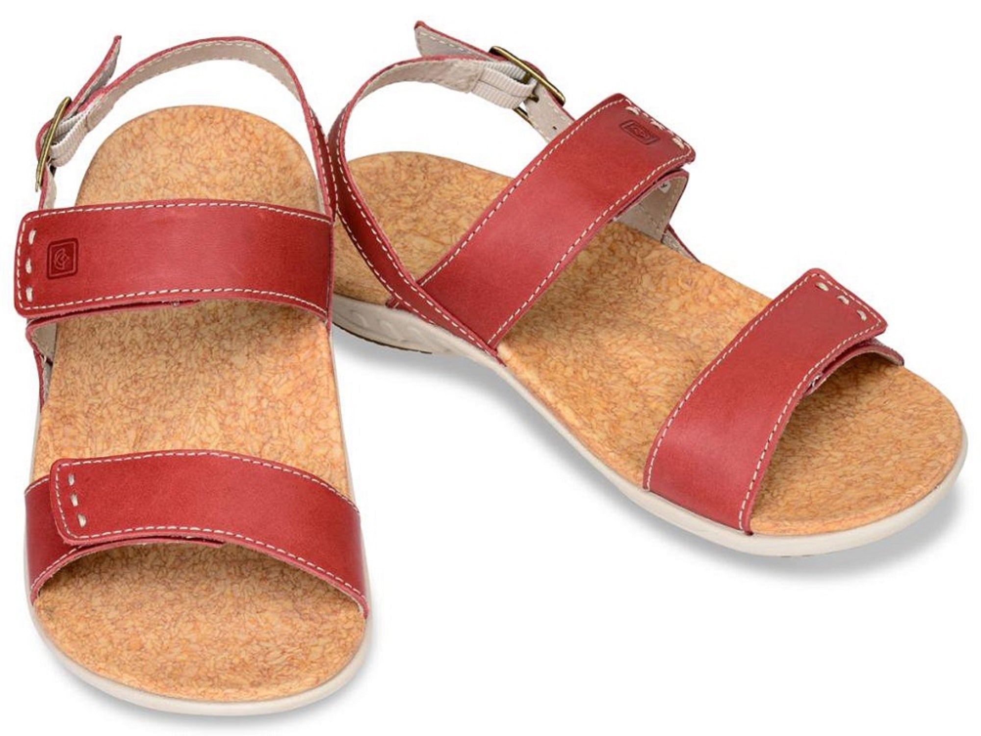 Spenco Alex Women's Strap Orthotic Sandals - Robin Red - Size 7