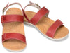 Spenco Alex Women's Strap Orthotic Sandals - Robin Red - Size 8
