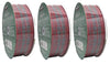 3-Pack Kirkland Signature Wire Edged Red and Blue Plaid Ribbon 50 yrds x 1.5 in
