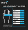 Mitre BRZ Pro Soccer Goalie Gloves Blue & Yellow, Size 8