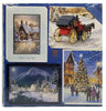 Burgoyne 40 Christmas Cards with Matching Self-Seal Envelopes - Wintry Scene