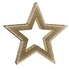 41 inch Decorative Gold Tinsel Star 366 warm white LED light