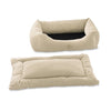 Pet Dreams 2-in-1 Plush Bumper X-Large Dog Bed Ivory