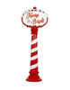 Home Accents Holiday 3 ft 6 in LED Merry Bright Christmas Sign with Timer