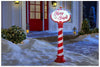 Home Accents Holiday 3 ft 6 in LED Merry Bright Christmas Sign with Timer