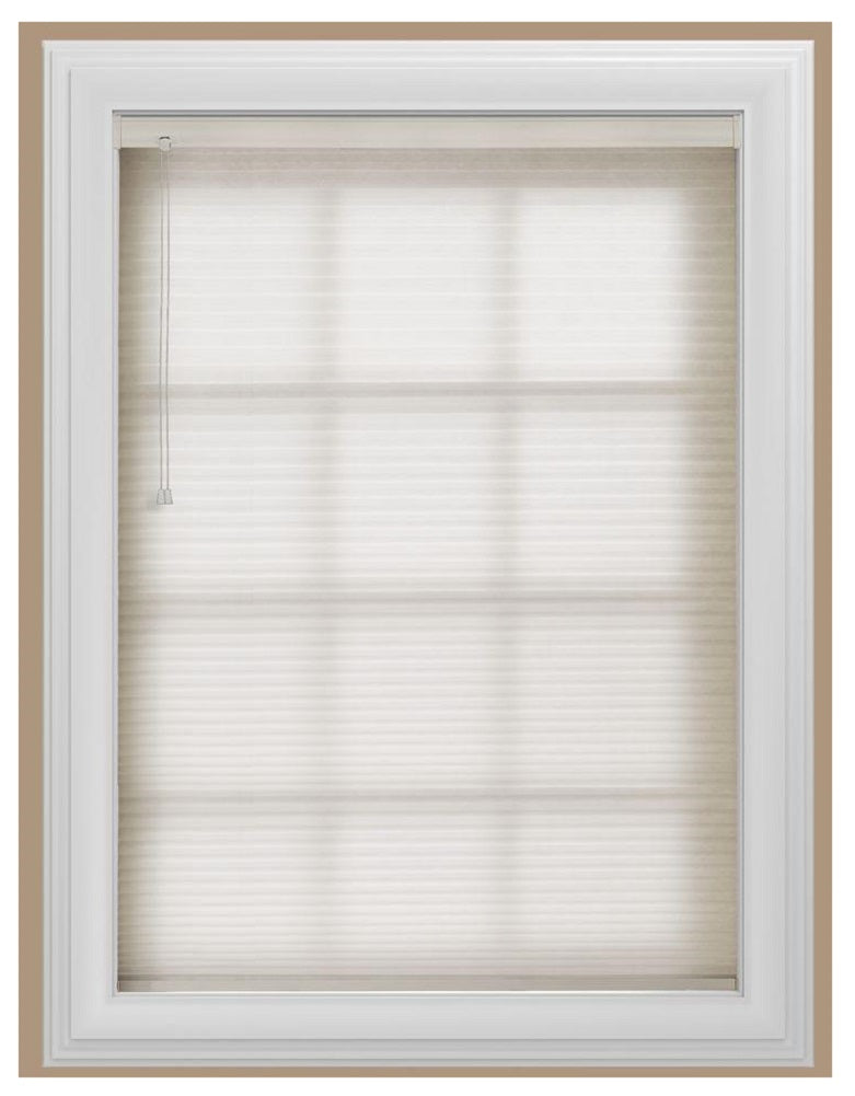Bali Cut-to-Size Blinds White Corded Cellular Shade, 72"W x 48"L