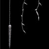 LightShow 5-Light White Icicle String Light Set with Shooting Star Icicles, 8-ft
