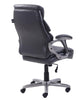 Serta Upholstered Manager's Leather Office Desk Chair in Black