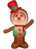 Holiday Time 4FT Light Up Inflatable Gingerbread Man