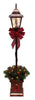 Holiday Time 4-FT Pre-Lit Victorian Christmas Lamp Post Tree, Clear Lights